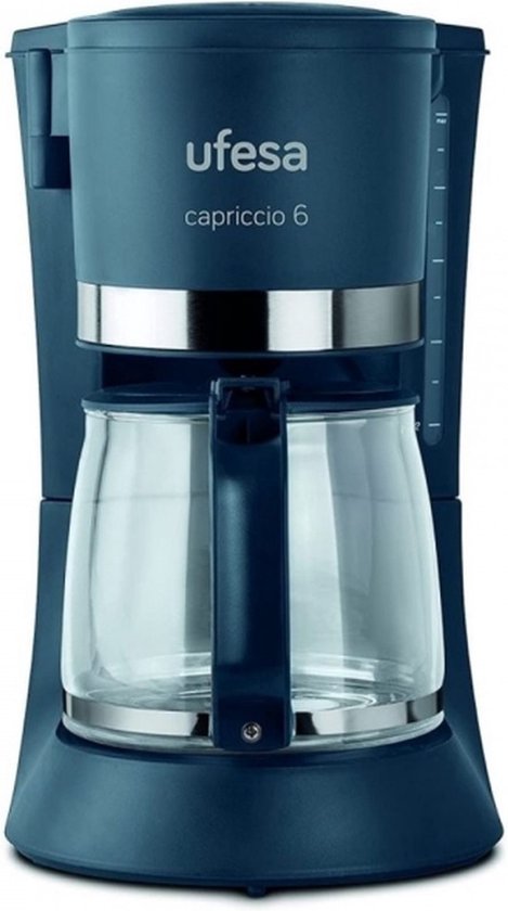 Ufesa CG7114 Capriccio Cafetera de Goteo 6 Tazas Negra Ufesa CG7114 Capriccio Cafetera de Goteo 6 Tazas Negra