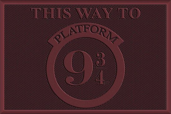 Harry Potter - Platform 9 3/4 Rubber Doormat