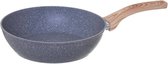 Secret de Gourmet - Hapjespan met deksel - Alle kookplaten/warmtebronnen geschikt - grijs - Dia 25 cm
