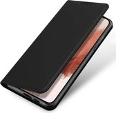 Geschikt voor Dux Ducis Samsung Galaxy S23 Portemonnee Hoesje - Zwart