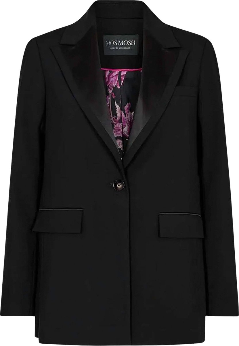 Mos Mosh Dames Bine Leia Blazer Zwart maat 36