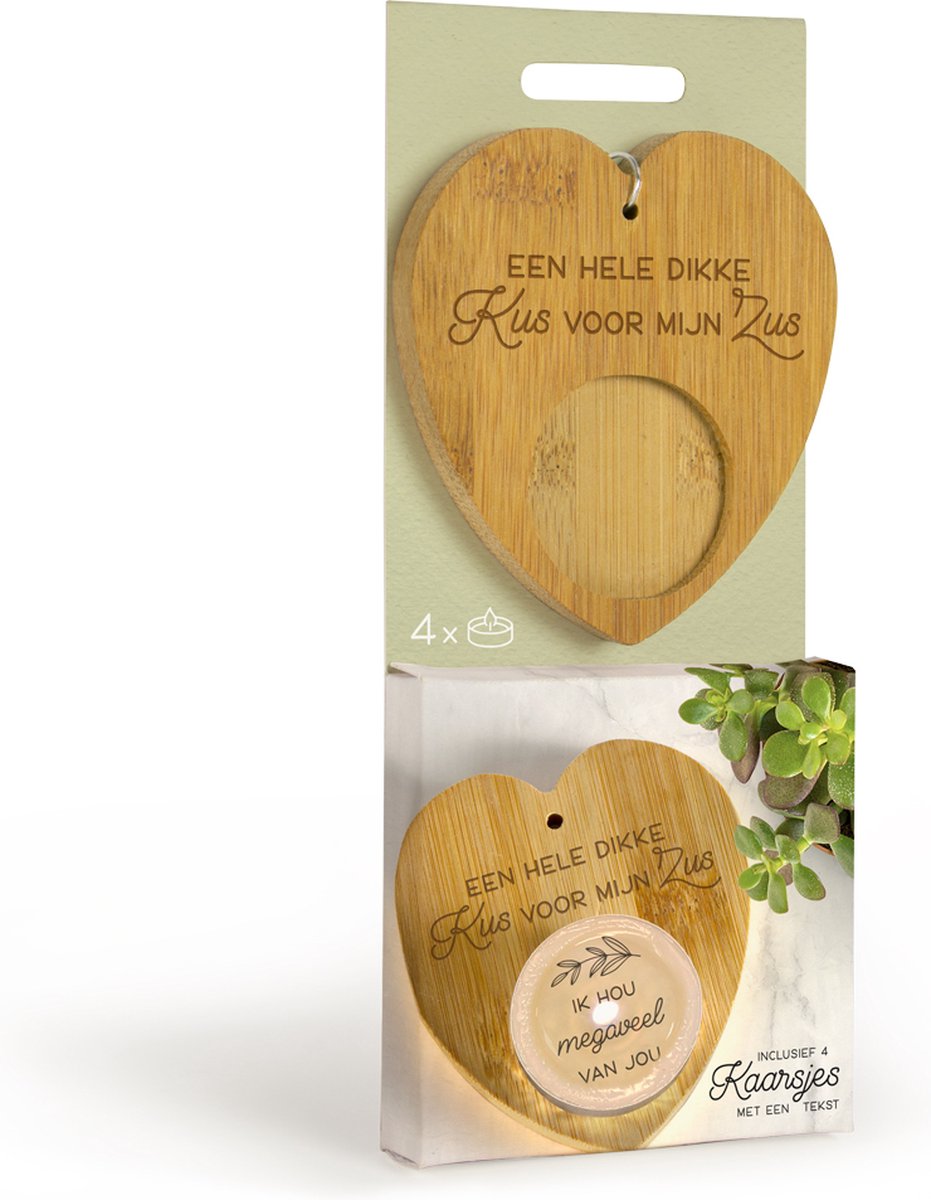 Verrassingskaarsje "Zus"