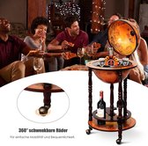 Luxe barwagen - antieke wereldbol globe bar, bartafel, huisbar, barwagen,