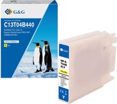 G&G Huismerk Inktcartridge C13T04B440 Alternatief voor Epson T04B4 - geel