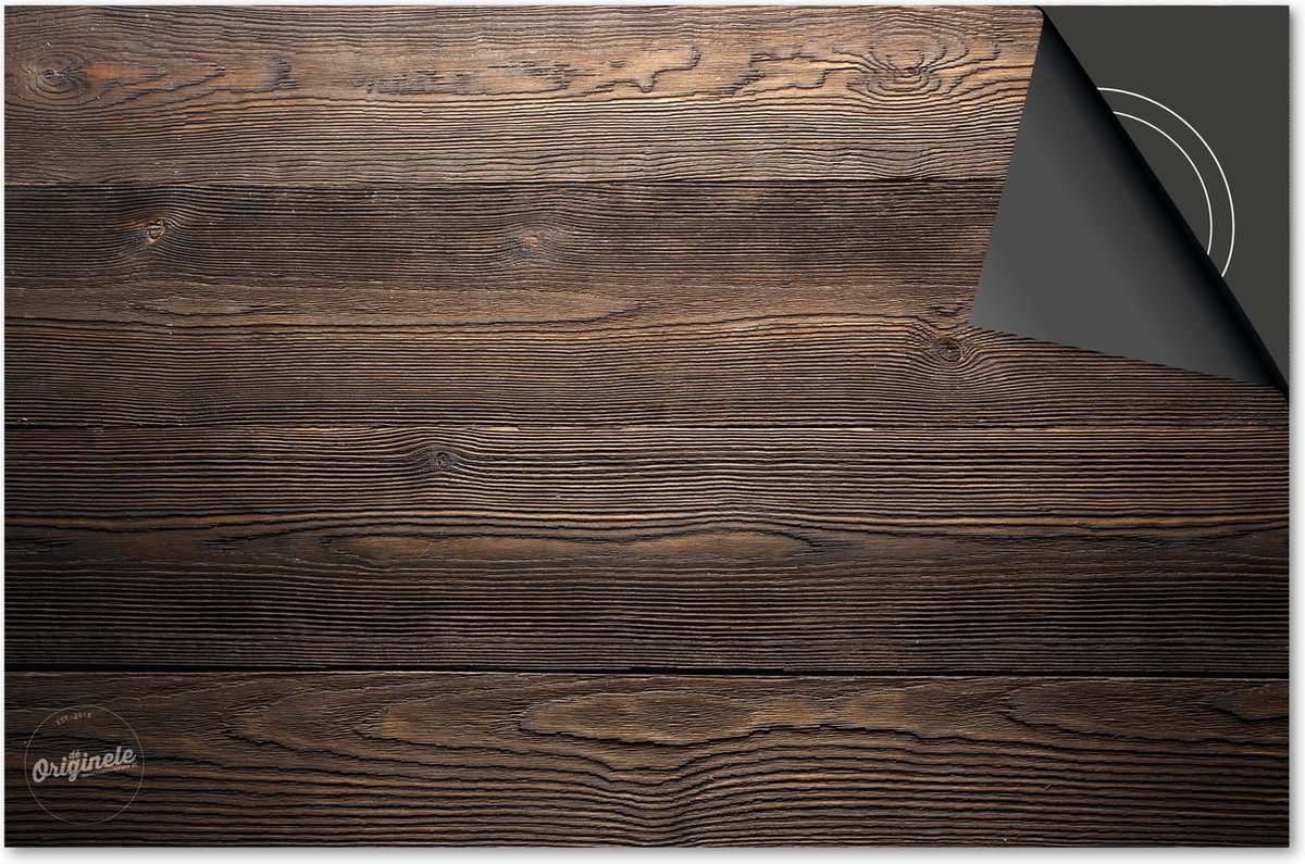 Inductie beschermer 60x60 - afdekplaat inductie mat - Dietrix Kookplaat beschermer - Exclusief - Hout en Boom - Bruine latten