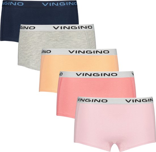 Vingino - Hipster GIRL 5-Pack Multicolor Pink - Maat: 98-104