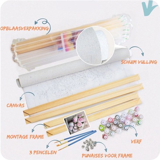 DIY Keramische Spaarpot Bij - Knutselset Met 6 Kleuren Verf & Penselen