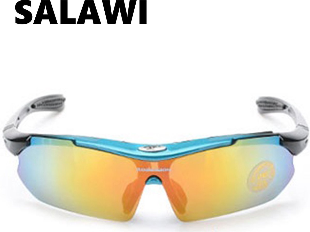SCVCN Fotochrome sportbril voor dames en heren, transparant, fiets