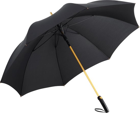 Fare Precious 7399 XL paraplu zwart goud 133 centimeter
