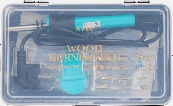 Avec - Houtbrandpen - Incl. accessoires - Wood burning pen