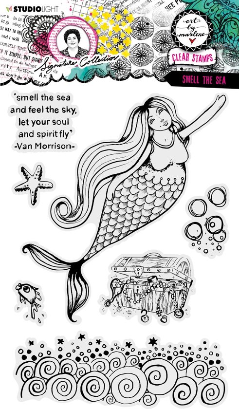 Studio Light Signature Collection Clear Stamps Smell The Sea | bol