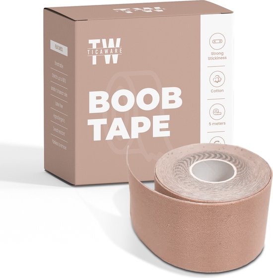 TicaWare - Boob tape - plak BH - Fashion tape - Skin colour | bol.com