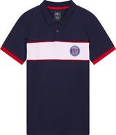 PSG Polo Stripe Heren - Maat L - Polo Heren - Paris Saint-Germain - maat L