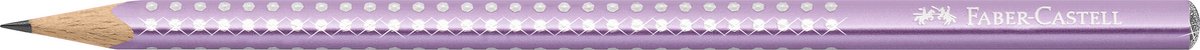 Faber-Castell grafietpotlood - Grip sparkle - violet metallic - FC-118263