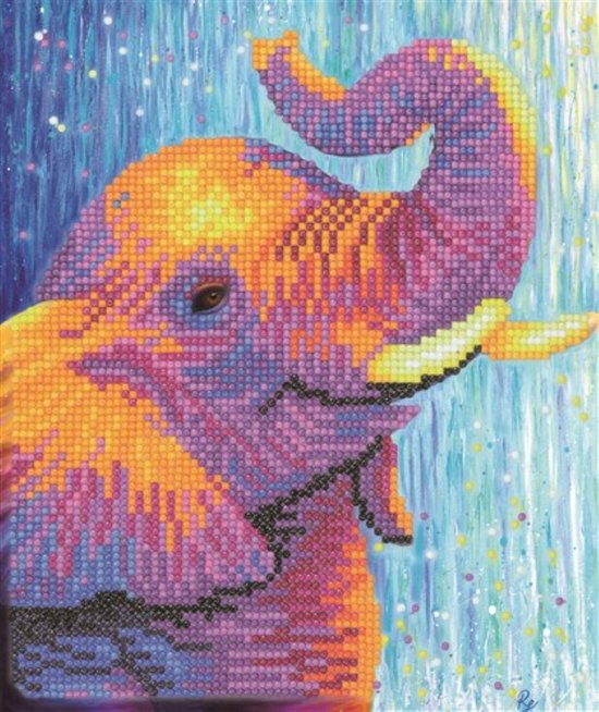 Diamond painting Crystal Art Kit ® Joy by Rachel Froud(21x25cm/partial