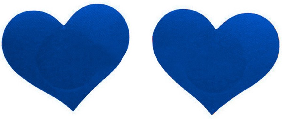 Goedkoopste Tepelstickers - Blauw - Hartvormig - Sexy - 1 paar - Nipple Covers - Tepelplakkers - Tepelbedekkers