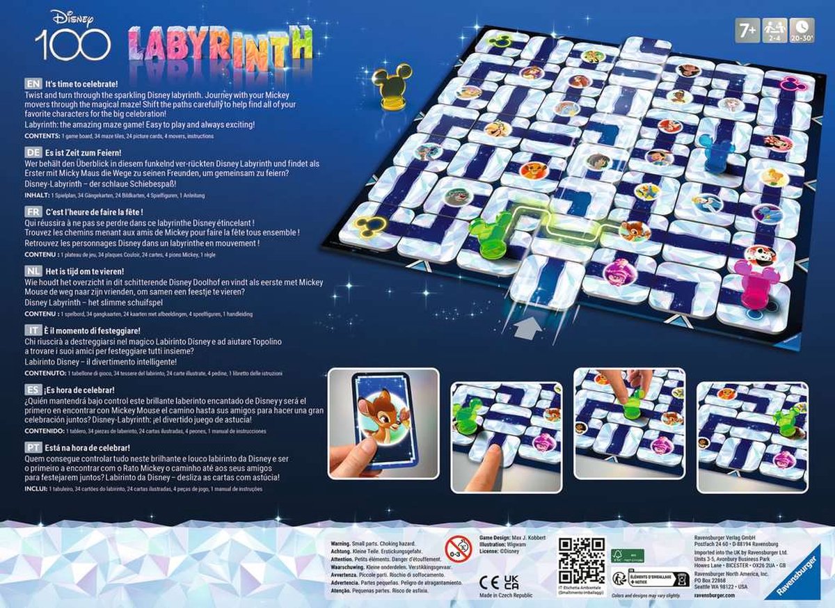 Ravensburger Labyrinth Disney 100 Jaar - Bordspel — afbeelding 2