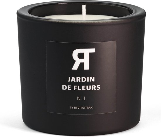 RevitalTrax Home Scented Candle - Geurkaars - Jardin de Fleurs - Floraal - 30 Branduren