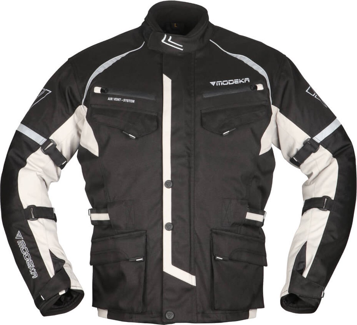 Modeka Jacket Tarex Black Dark Grey 5XL