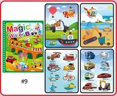 Magische Water Kleurboek voor Kinderen | Herbruikbaar Water Tekening | Kleuren met waterpen | Voertuigen