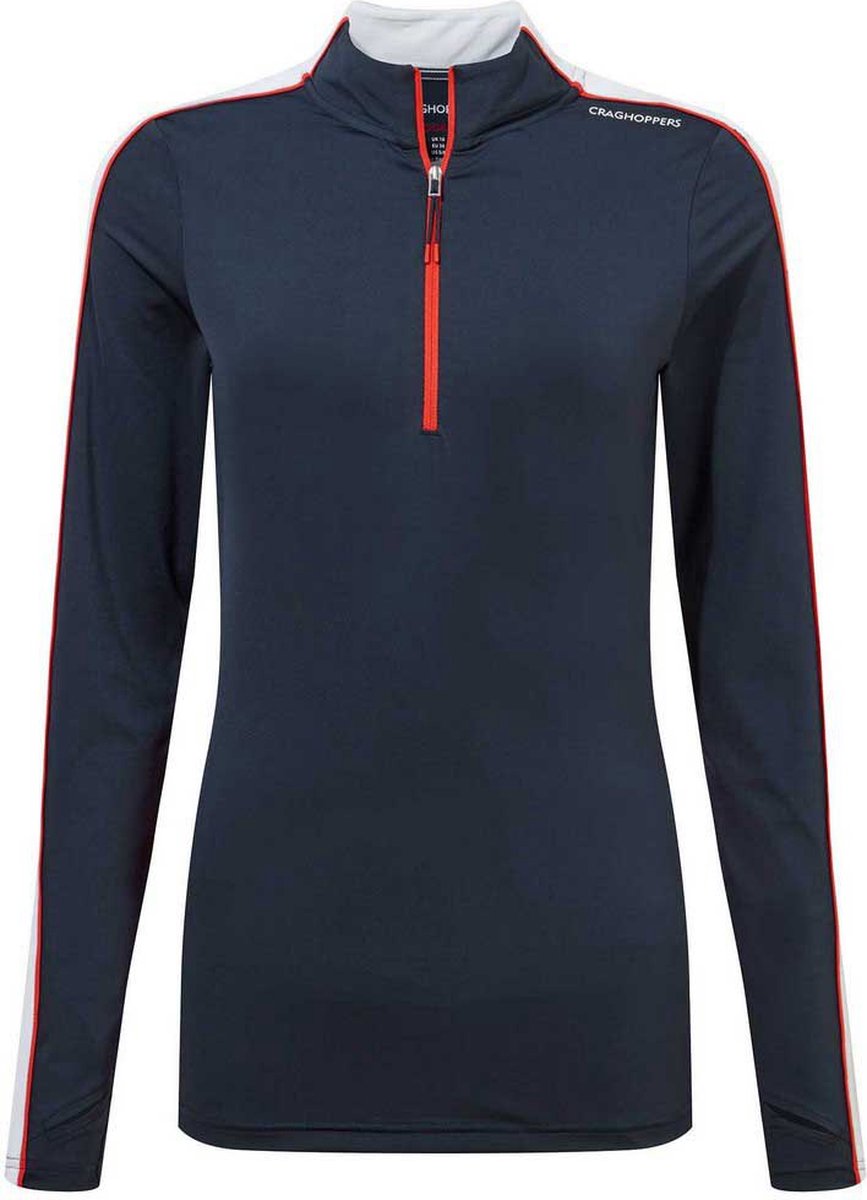 Craghoppers Nosilife Marcella Sweatshirt Met Halve Rits Blauw 20 Vrouw