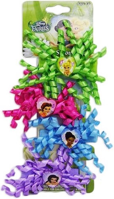 Foto: Disney tinkerbell fairies haarclips haarelastiekjes haarbandjes haar accessoires meisje 