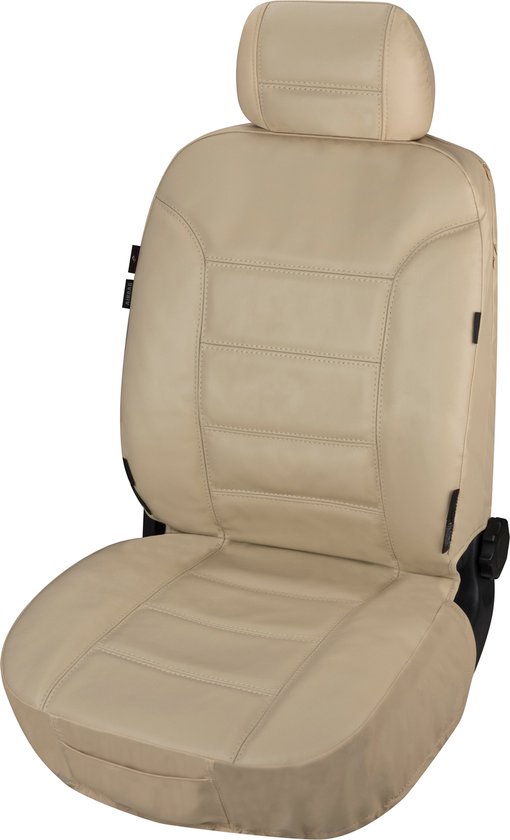 otoM Ensemble de housses de siège en cuir / velours 'Comfortline VIP' -  Crème - 11 pièces