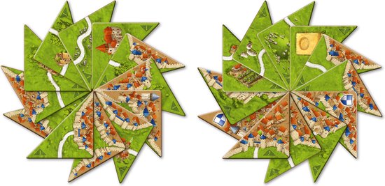 Carcassonne - Mini Uitbreiding - Half om Half (DE)