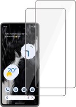 2x Geschikt voor Google Pixel 6 Screenprotector - Geschikt voor Google Pixel 6 Beschermglas Screen Protector 9H Glas