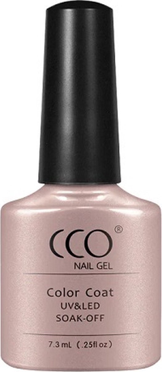 CCO Shellac - Gel Nagellak - kleur Mi Amour 68060 - NudeRozeShimmer - Semitransparante kleur - 7.3ml - Vegan