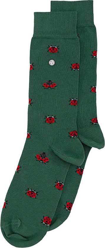 Alfredo Gonzales Lady Bugs Sokken AG-Sk-LAD-01 118 Army/Red XS(35-37)