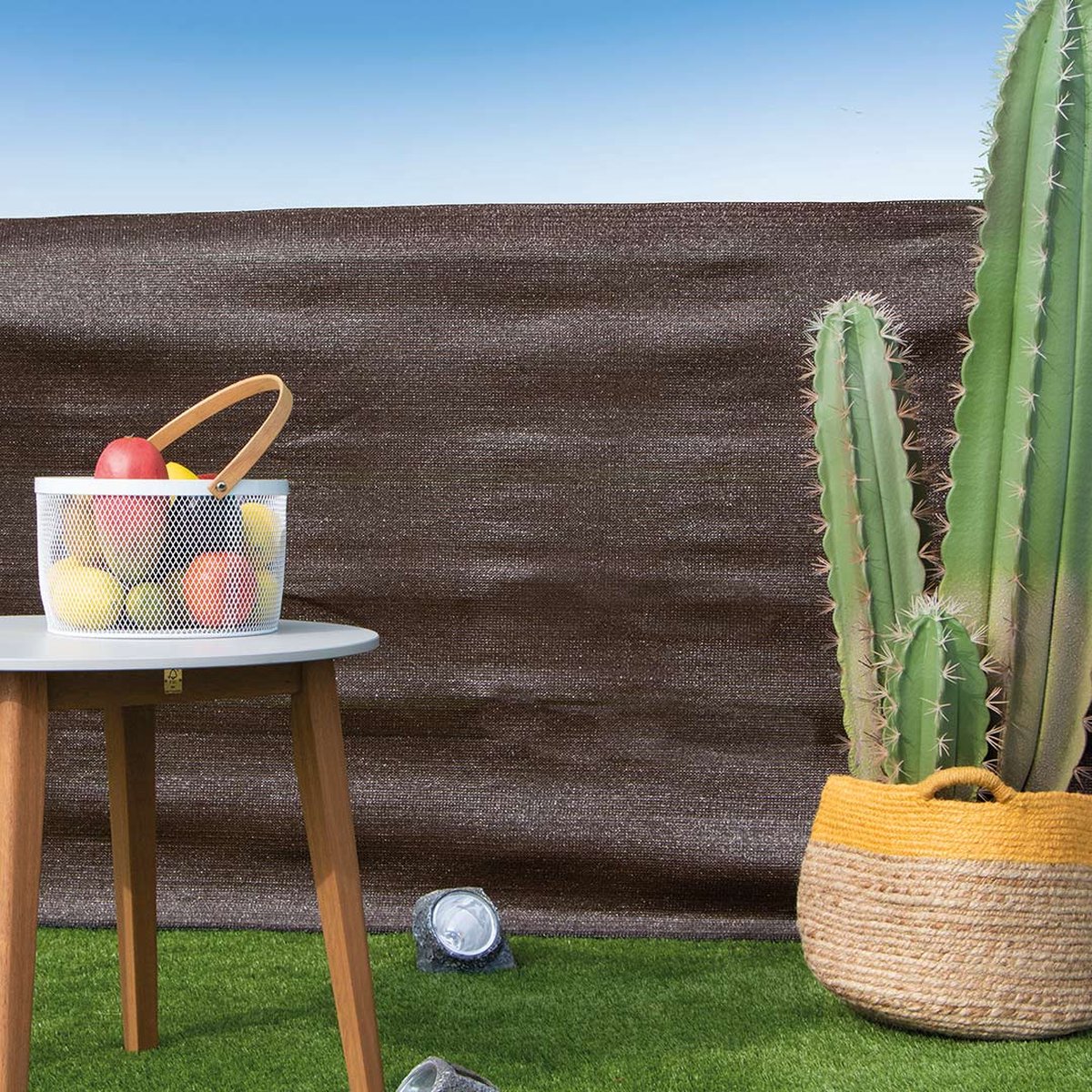 Relaxdays zichtbreeknet, zichtdoek voor schutting & hekwerk, HDPE materiaal, weerbestendig, 1.2 x 50 m, groen