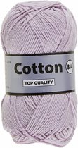 Lammy Yarns Cotton Eight 8/4 katoen haak/breigaren - lila (063) - 5 bollen van 50 gram