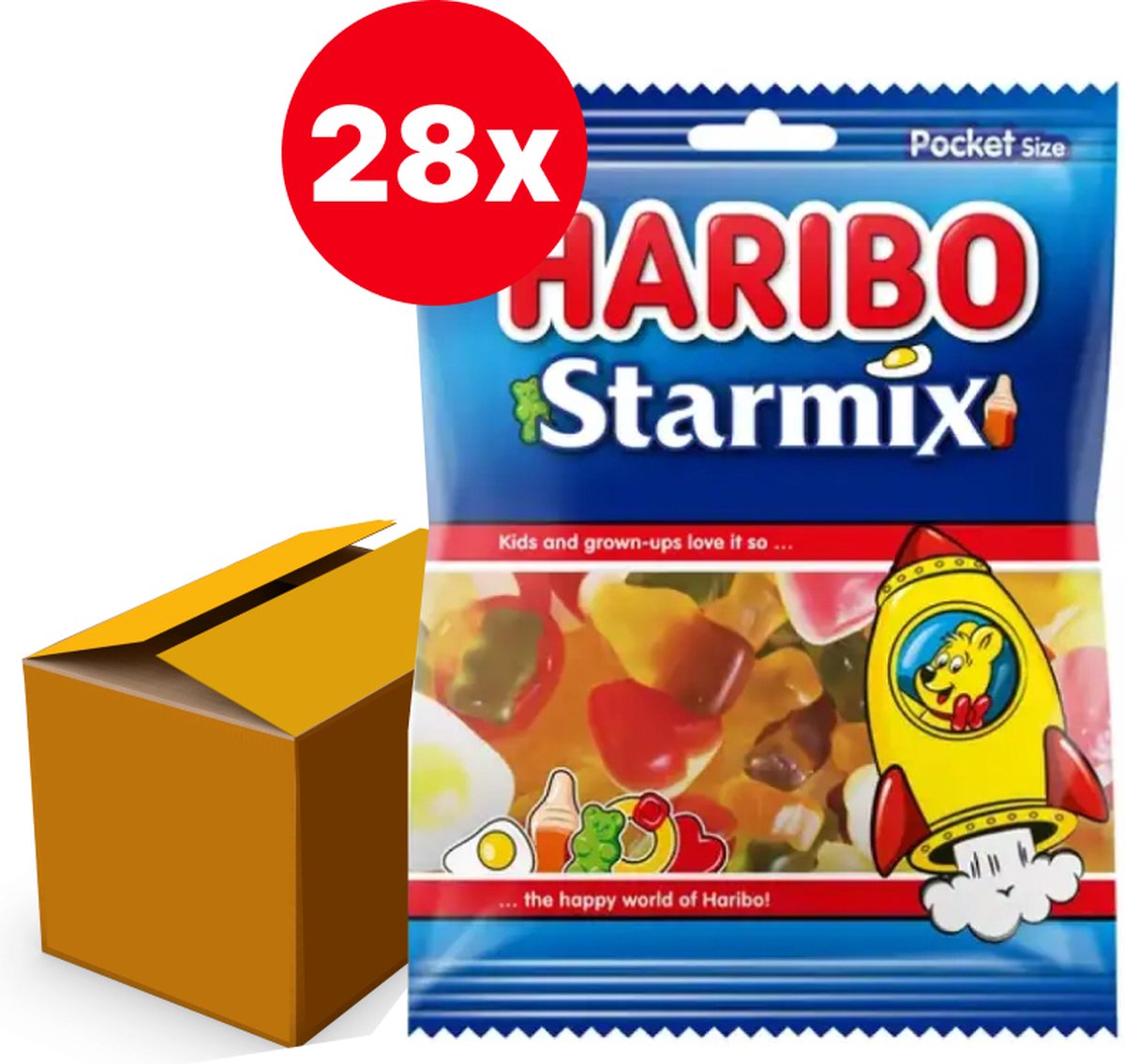 Bonbonnière Haribo Mega Party - 1000g