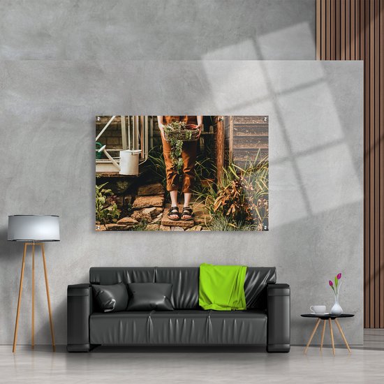 Luxe Plexiglas Schilderij Plants Lover |60x40 | Woonkamer | Slaapkamer | Kantoor | Muziek | Design | Art | Modern | ** 5MM DIK**