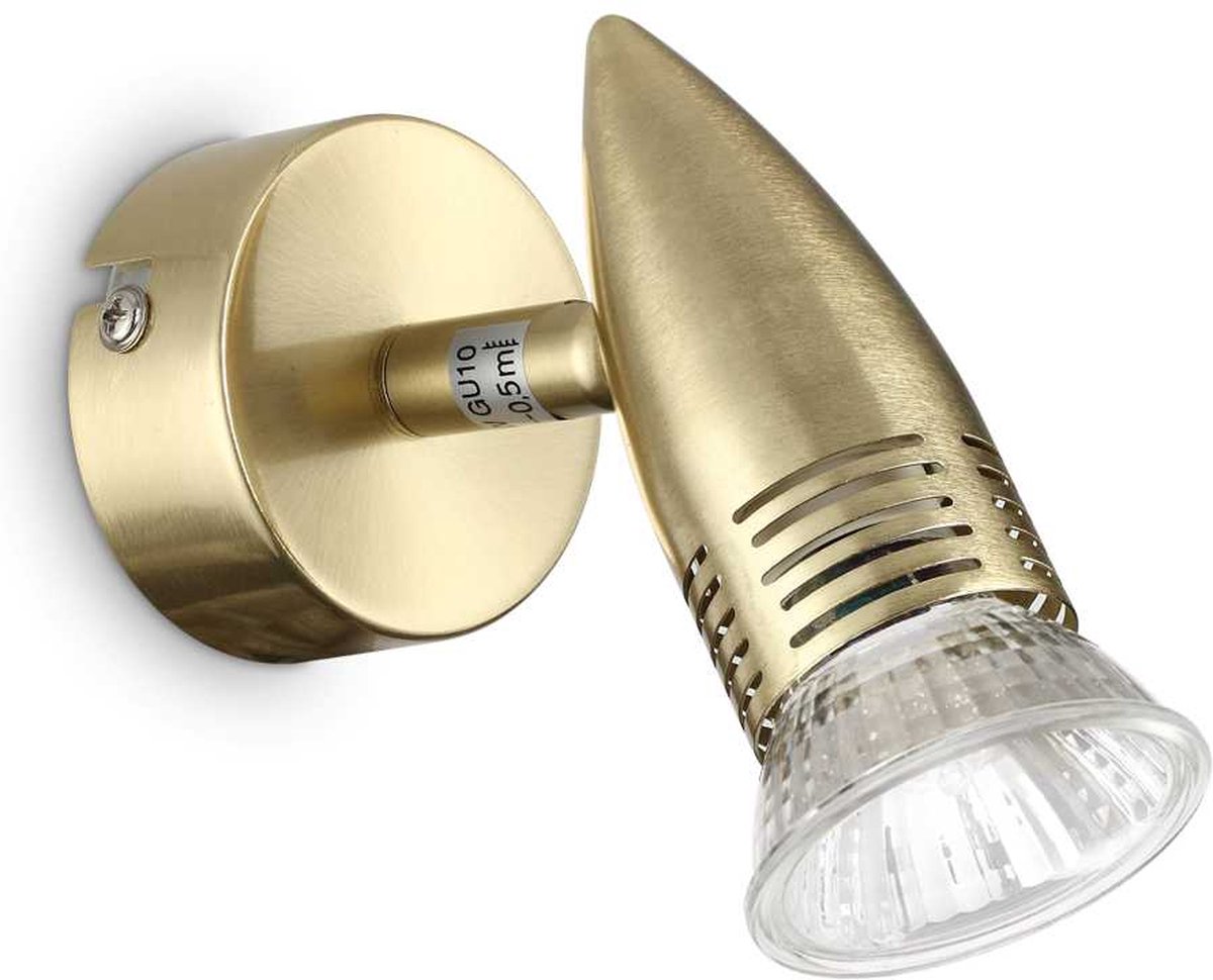 Ideal Your Lux - Wandlamp Modern - Metaal - GU10 - Voor Binnen - Lamp - Lampen - Woonkamer - Eetkamer - Slaapkamer - Messing