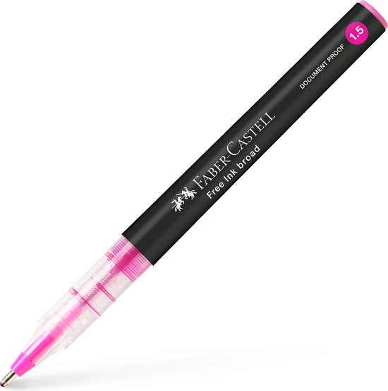 Faber-Castell inktroller - 1.5mm - roze - FC-348328