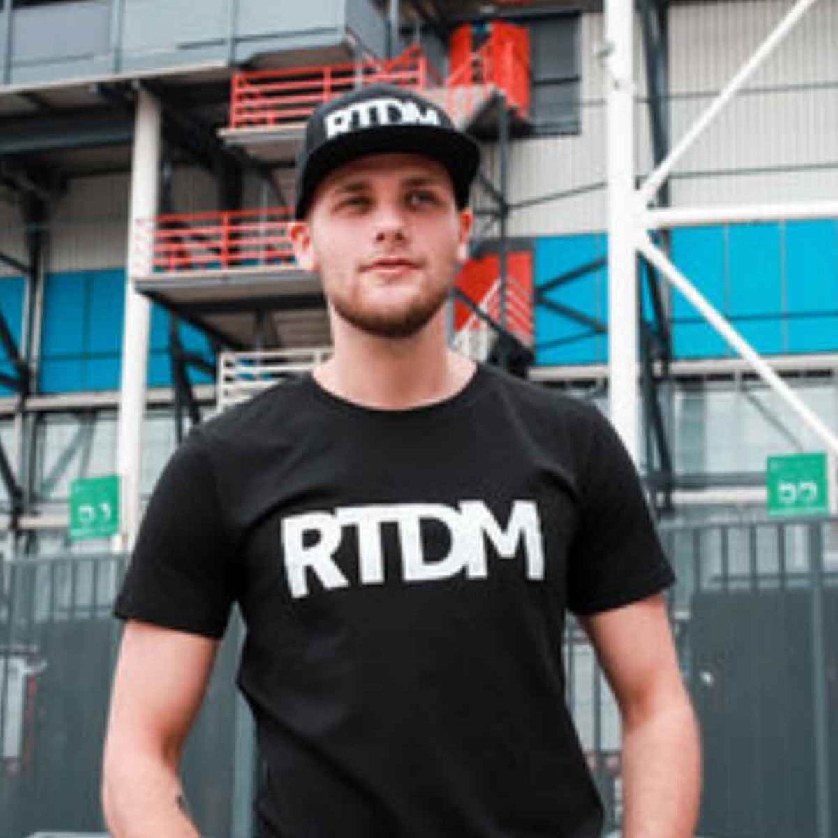 RTDM T-shirt Men Logo Black - Maat M