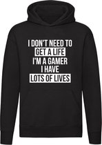 Gamer Life Hoodie | Trui | Sweater | Joystick | Controller | Game Console | Computerspel | Game Computer | Videogame | Videospel