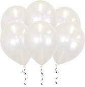 Ballons Witte Décoration de fête Anniversaire métallique 25 pièces Ballon Wit de mariage