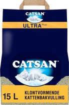 Catsan Ultra - Litière Litière pour chat - Sac - 15L