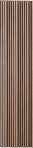 Akupanel | Akoestisch Wandpaneel | 260 x 60 cm | Walnoot | Houten Wandpaneel | Milieuvriendelijk materiaal | Akoestische Panelen | Geluidsdemper | Muurdecoratie | Wanddecoratie