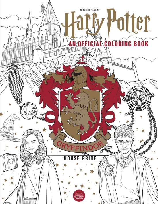 Harry Potter - Harry Potter: Gryffindor House Pride: The Official Coloring Book