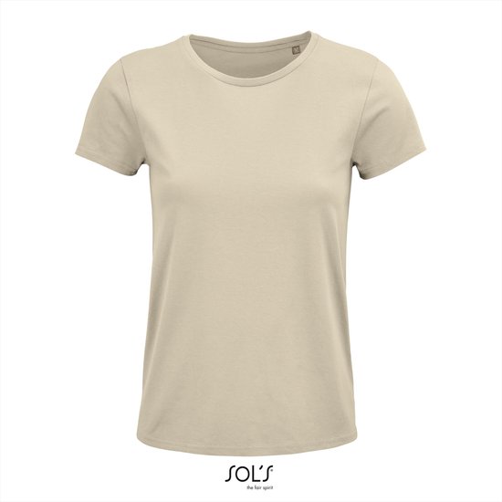 SOL'S - Crusader T-shirt dames - Naturel - 100% Biologisch katoen - XL
