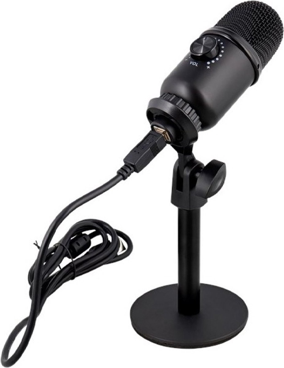 Nor-Tec USB microfoon - Voor Studio Opname, Podcast, Livestreaming & Gaming
