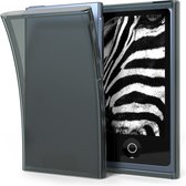 kwmobile Case compatibel met Apple iPod Nano 7 - Silicone Backcover beschermhoes - Hoesje in zwart / transparant