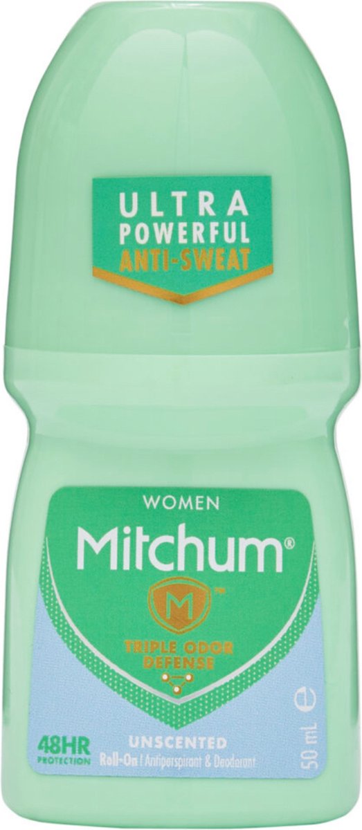 Mitchum Women Unscented Deodorant Roll-On - Deodorant - 50 ml