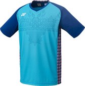 Yonex heren tennis badminton shirt - very cool - blauw - maat M
