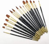 Set van Penselen - Kwasten - Verven – Schilderen - Painting Brush Set - Schilderen verf kwasten