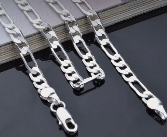 Ketting Chain Necklace Figaro Voor Haar En Hem For Ladies And Men